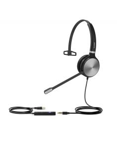 Yealink UH36 Mono Teams Auriculares Alámbrico Diadema Oficina/Centro de llamadas USB tipo A Negro, Plata