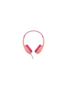 Belkin SoundForm Mini Auriculares Alámbrico Diadema Llamadas/Música/Deporte/Uso diario Rosa