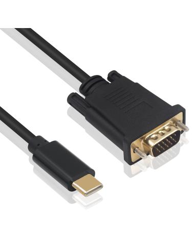 Ewent EC1052 adaptador de cable de vÍ­deo 1,8 m USB Tipo C VGA (D-Sub)