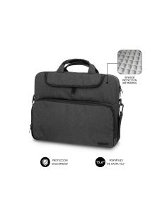 SUBBLIM MaletÍ­n Ordenador Air Padding Laptop bag 15,6" Gris Oscuro