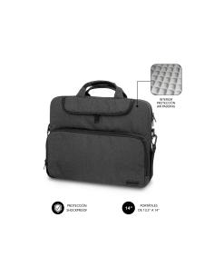 SUBBLIM MaletÍ­n Ordenador Air Padding Laptop bag 13,3-14" Gris Oscuro