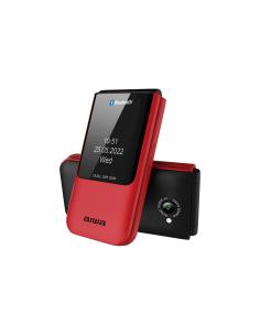 Aiwa FP-24RD teléfono móvil 6,1 cm (2.4") 91,7 g Negro, Rojo CaracterÍ­stica del teléfono