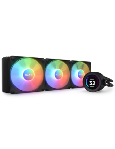 NZXT Kraken Elite 360 RGB Procesador Sistema de refrigeración líquida todo en uno 12 cm Negro 1 pieza(s)