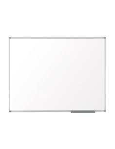 Nobo Pizarra blanca Basic magnética de acero 1200x900 mm con marco básico