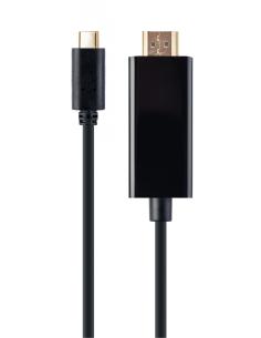 Gembird A-CM-HDMIM-01 adaptador de cable de vÍ­deo 2 m USB Tipo C HDMI Negro