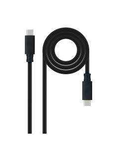 Nanocable Cable USB 3.1 Gen2 10Gbps 5A, 4K/60Hz, USB-C/M-USB-C/M, Negro, 1.5 m