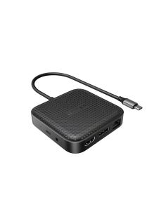 HYPER HD583-GL base para portátil y replicador de puertos Acoplamiento USB 3.2 Gen 1 (3.1 Gen 1) Type-C Negro