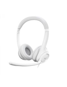 Logitech H390 Auriculares Alámbrico Diadema Oficina/Centro de llamadas USB tipo A Blanco