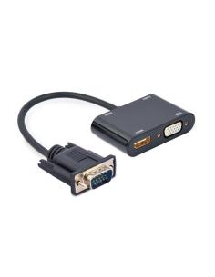 Gembird A-VGA-HDMI-02 adaptador de cable de vÍ­deo 0,15 m HDMI + VGA (D-Sub) VGA (D-Sub) Negro