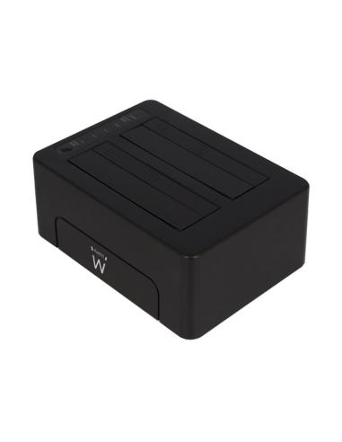 Ewent ew7014 dock station dual 2.5"-3.5" usb 3.1