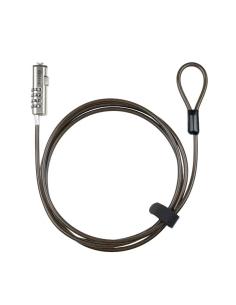 Tooq cable seguridad t-nano con combinación 1.5m