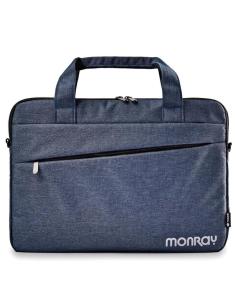 Monray maletin charter 15,6" azul jaspeado