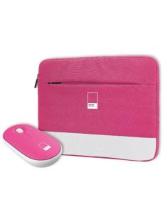 Celly kit sleeve pantone + raton 15,6" rosa