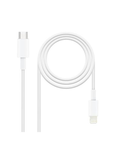 Nanocable cable lightning a usb-c 1 metro