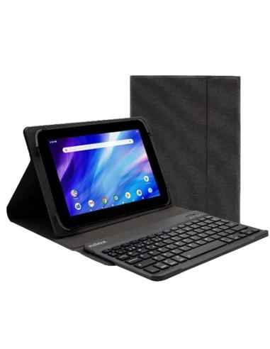 Nilox funda tablet 9.7 a 10.5 teclado bt negro