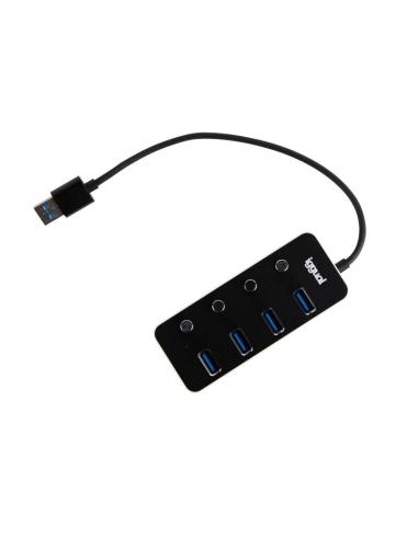 Iggual hub tipo a x 4 puertos usb 3.1 4buttons