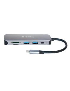 D-link dub-2325 5-in-1 usb-c hub card reader