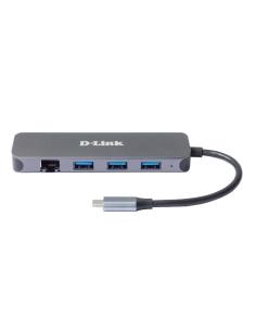 D-link dub-2334 5-in-1 usb-c hub gbe/pd