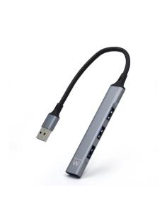 Ewent hub slim usb 4 puertos