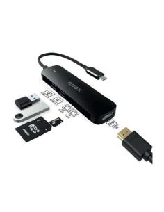 Nilox nxdsusbc05 adaptador usb-c 5 en 1