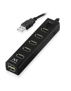 Ewent hub 7 ptos on/off usb 2.0