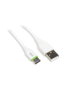 Iggual cable usb-a/usb-c 100 cm blanco