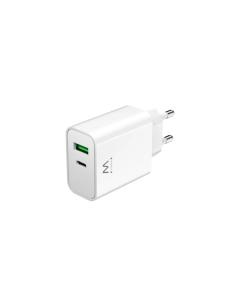 Ewent cargador rápido usb-c / qc 3.0 / 30w