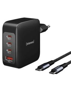 Intenso | kit cargador gan w140a3c + cable usb-c