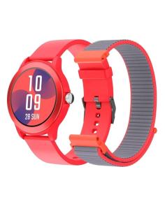 Spc smartwatch smartee duo vivo rojo + correa extr