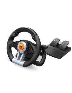 Krom juego de volante y pedales k-wheel multip.