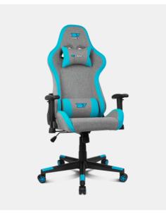 DRIFT DR90 PRO Silla para videojuegos de PC Asiento acolchado Azul, Gris