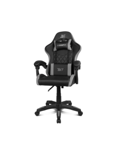 DRIFT DR35BG silla para videojuegos Silla para videojuegos de PC Asiento acolchado Negro, Gris