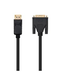 Nanocable cable conversor dp a dvi  2 m negro