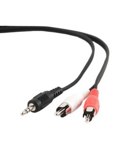 Gembird cable audio 3.5mm(m) a 2 rca(m) 2.5 mts