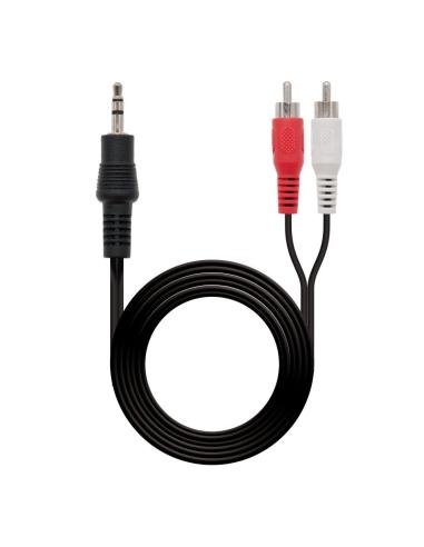 Nanocable cable audio jack 3.5/m-2xrca/m, 3 m