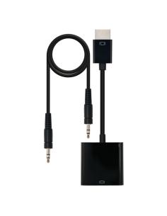 Nanocable conversor hdmi/svga+audio hdmi/m-svga/h