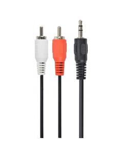 Gembird cable audio mjack rca m/m 5 mts