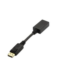 Aisens conversor displayport/m-hdmi a/h negro 15cm