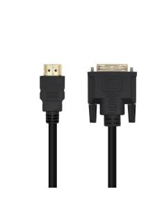 Aisens cable dvi 18+1/m a hdmi a/m negro 1.8m