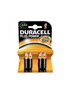 Duracell pila alcalina plus power lr3 aaa pack-4