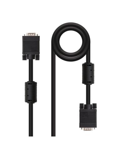 Nanocable cable conmutador vga 3 m negro