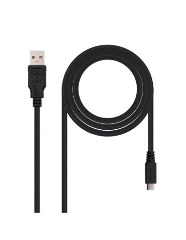 Nanocable cable usb 2.0 a/m micro usb b/m 0,8 m