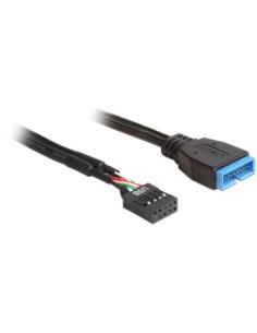 Delock cable usb 2.0 hembra/ usb 3.0 macho