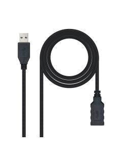 Nanocable cable usb 3.0 tipo a/m-a/h negro 1.0 m