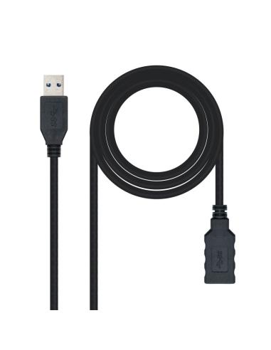 Nanocable cable usb 3.0 tipo a/m-a/h negro 3.0 m