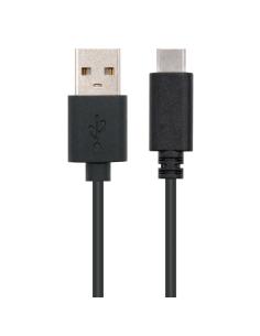 Nanocable cable usb 2.0 3a tipo usb-c/m-a/m 2 m