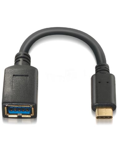 Nanocable cable usb 3.1 gen1 3a, usb-c/m-a/f, 15cm