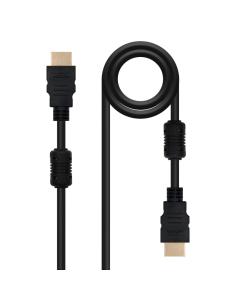 Nanocable cable hdmi con ferrita, m-m, negro, 10m