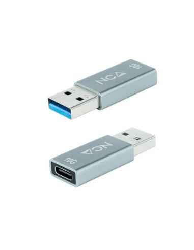 Nanocable adaptador usb-a/m 3.1 gen2 a usb-c/h