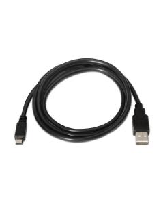 Aisens cable usb 2.0 tipo a/m-micro b/m negro 1.8m